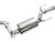 AWE exhaust muffler section with mandrel-bent stainless steel tubing for LC250