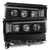 A black AlphaRex NOVA-series set of headlights for a Toyota LC250
