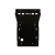 A black powder coated steel RCI skid plate for the engine area of a 2024+ Toyota Land Cruiser.