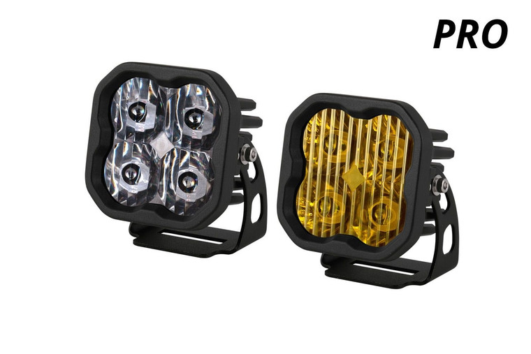 A pair of Diode Dynamics SS3 Pro LED pods for a 2024 Toyota Land Cruiser or GX 550. A pair of Diode Dynamics SS3 Pro LED pods for a 2024 Toyota Land Cruiser or GX 550.
