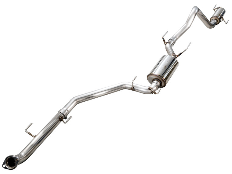AWE cat-back exhaust system for Toyota Land Cruiser 250 in T304 stainless steel