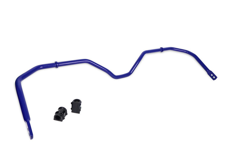 SuperPro's purple powder coated 24mm rear sway bar kit for the 2024+ Toyota Land Cruiser (J250)