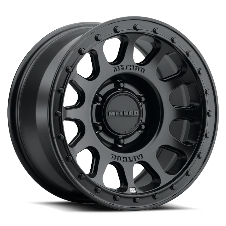 A matte black Method Race Wheel, model 709 HD designed for the 250 series Toyota Land Cruiser.