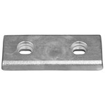 Tecnoseal 00236 - Tecnoseal Zinc Rectangle Hull Plate With Insert Anode 3.9kg 