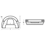 Tecnoseal 00903 - Tecnoseal Zinc Front Gearcase Anode for OMC Cobra 