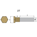 01320T - Cummins QSD/Mercruiser CMD Engine Anode And Plug 879194217