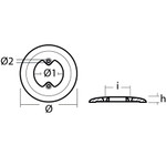 01450 - Isotherm Zinc Collar Anode For Boilers 39051