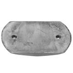 Tecnoseal 01804 - Tecnoseal Zinc Renault Rectangular Plate Anode 