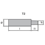 Tecnoseal 02053 - Tecnoseal Bukh Engine Pencil Anode Not Threaded 
