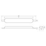 Anode Outlet AO13A - Aluminium Weld On Hull Anode 14.67kg 