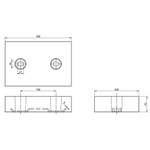 Anode Outlet AO100AB - Aluminium Bolt-On Anode 10.33kg 