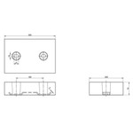 Anode Outlet AO110AB - Aluminium Bolt-On Anode 11.33kg 