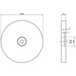 Anode Outlet AO28AB - Aluminium Bolt-On Disc Anode 2.85kg 