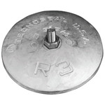 Tecnoseal R3AL - Aluminium Pair of Twin Disc Anodes 92mm Anode 0.28kg 