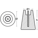 00631 - Tecnoseal Aluminium Hanging Anode Kit