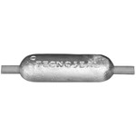 Tecnoseal 00305 - Tecnoseal Zinc 4kg Weld On Oval Bar Anode 