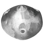 Tecnoseal 00481 - Tecnoseal Zinc 3 Hole Prop Nut Anode For Max-Prop 72mm 