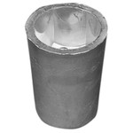 Tecnoseal 00402E - Tecnoseal Zinc Radice Hexagonal Prop Nut Anode 35mm 