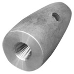 00719 Volvo Penta Fixed Prop Anode 833913 Shaft 30mm 3/4" UNC Thread