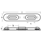  Tecnoseal Magnesium Bar 00270EMGKIT & Trim Tab 00102UKKITMG Anode Bundle (4 Pack) 