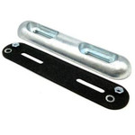  Tecnoseal Magnesium Bar 00270EMGKIT & Trim Tab 00102UKKITMG Anode Bundle (4 Pack) 