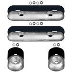  Tecnoseal Magnesium Bar 00273EMGKIT & Trim Tab 00102UKMGKIT Anode Bundle (4 Pack) 