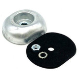 Tecnoseal 00102UKALKIT - 100mm Aluminium Bolt on Disc Anode 0.4kg Kit 