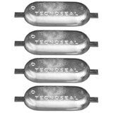  Tecnoseal Magnesium 00309UKMG Weld On 2.5kg Anode Bundle (4 Pack) 