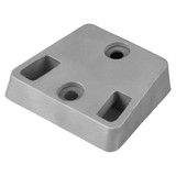 Tecnoseal 00916 - Tecnoseal Zinc Gimbal Plate Anode for OMC Cobra 