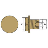 Tecnoseal 02100TP - Tecnoseal Nanni Mercedes Pencil Engine Anode Plug 