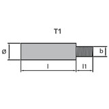 Tecnoseal 02201 - Tecnoseal Zinc Scania Pencil Anode 