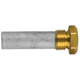 Tecnoseal 01321T - Tecnoseal Zinc Pencil Anode With Brass Plug 