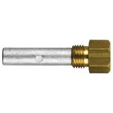 Tecnoseal 02021/1T - Caterpillar Pencil Anode with Brass Plug 