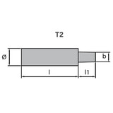 Tecnoseal 02053 - Tecnoseal Bukh Engine Pencil Anode Not Threaded 