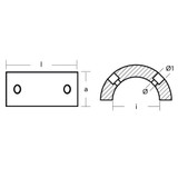 01026 - Tecnoseal Zinc Anode Shaft Ring for Gori 18-20" 3-Blade Prop 1553000 01026 - Tecnoseal Zinc Anode Shaft Ring for Gori 18-20" 3-Blade Prop 1553000
