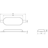 Anode Outlet AO11Z - Zinc Hull Weld On Anode 11.76kg 