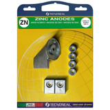 Tecnoseal KITSUZUKI40-50 - Tecnoseal Zinc Suzuki Anode Kit For 40-50HP 