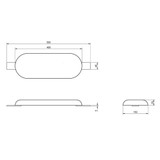 Anode Outlet AO4A - Aluminium Weld On Boat Hull Anode 4kg 