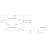 Anode Outlet AO04AA - Aluminium Weld On Hull Anode 0.45kg 