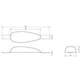 Anode Outlet AO02AA - Aluminium Weld On Hull Anode With Insert 0.22kg 