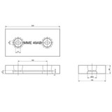 Anode Outlet AO49AB - Aluminium Bolt-On Anode 5.23kg 