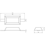 Anode Outlet AO4ZS - Zinc Hull Weld On Anode 4.35kg 