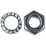 Tecnoseal M16NW - Zinc Plated M16 nut and Serrated Washer 