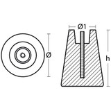 00630 - Tecnoseal Zinc Hanging Anode Kit