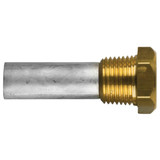 Tecnoseal TEC-E2C - Tecnoseal Zinc Universal Pencil Anode With Brass Plug 