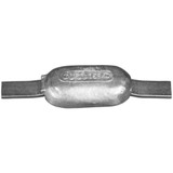 Tecnoseal 00300 - Tecnoseal Zinc 0.65kg Weld On Oval Bar Anode 