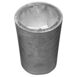 Tecnoseal 00403E - Tecnoseal Zinc Radice Hexagonal Prop Nut Anode 40mm 