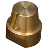 Tecnoseal 00413 - Tecnoseal Zinc Anode and Brass Nut for Beneteau/Radice Conical Prop Nut 40mm 