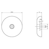 Anode Outlet AO08ABI - Aluminium Bolt-On Anode 0.92kg 