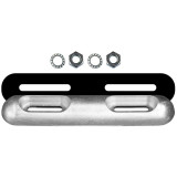 Tecnoseal Aluminium Bar 00270EALKIT & Trim Tab 00102UKKITAL Anode Bundle (4 Pack)